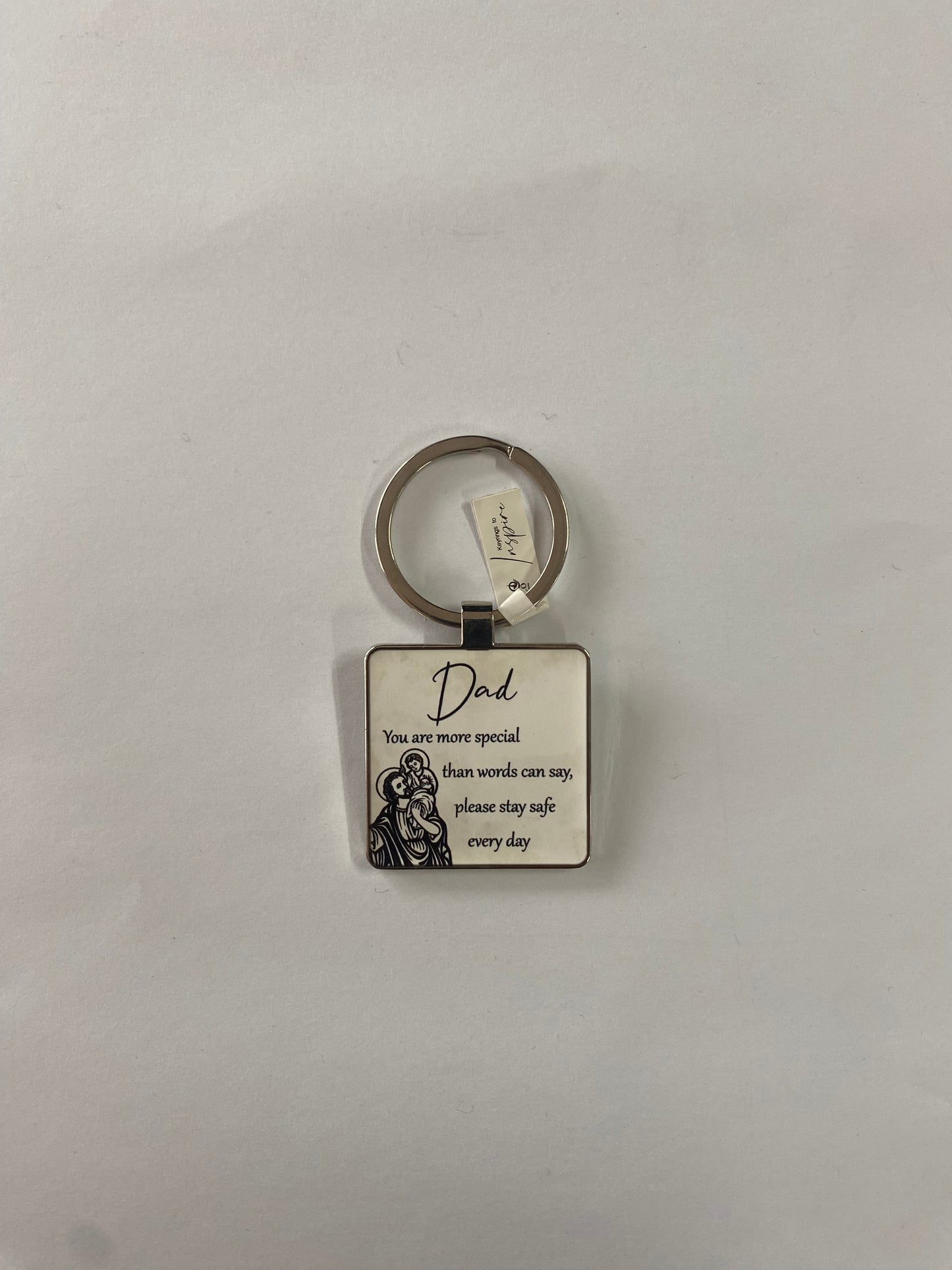 KEYRING ST CHRISTOPHER DAD