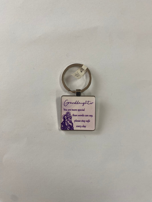 KEYRING ST CHRISTOPHER GRANDDAUGHTER