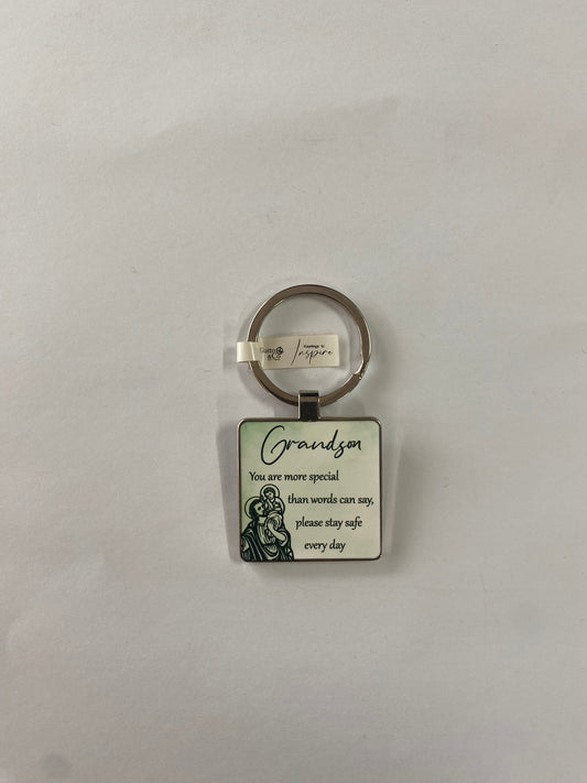 KEYRING ST CHRISTOPHER GRANDSON