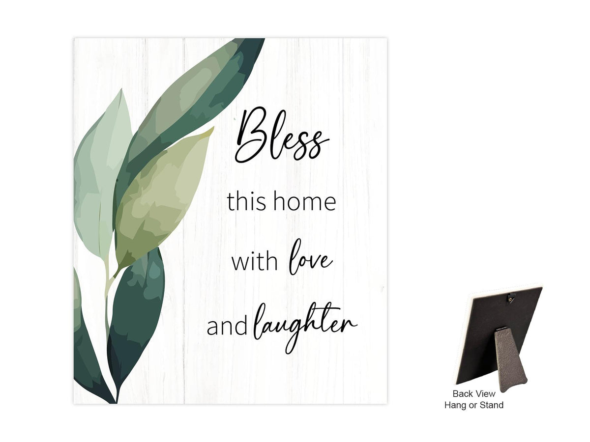 BLESS THIS HOME PLAQUE BLOOM SERIES