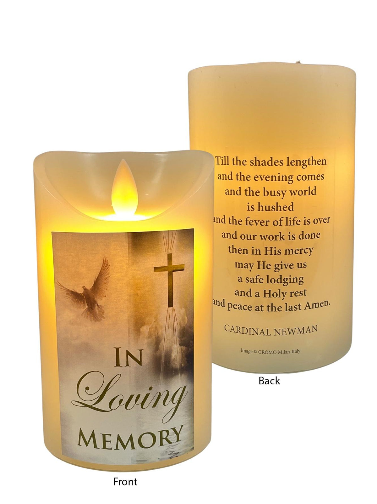 CANDLE LED WAX LOVING MEMORY