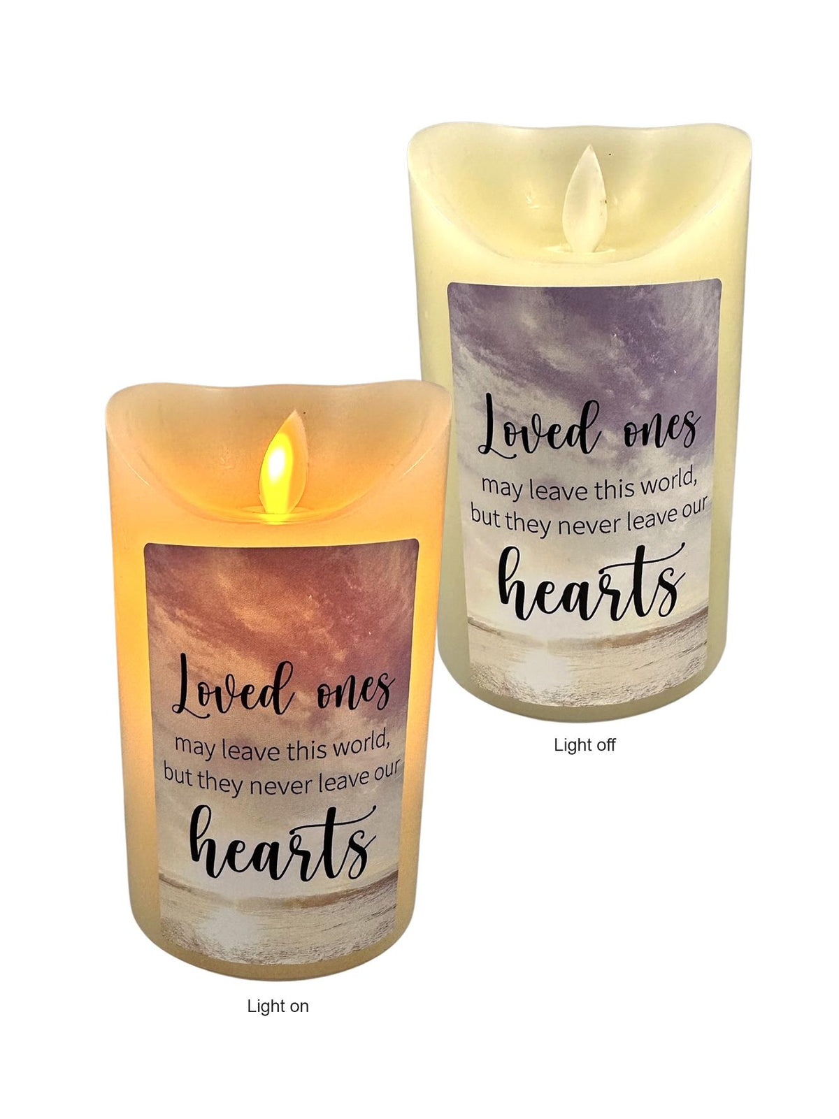 CANDLE LED WAX LOVED ONES