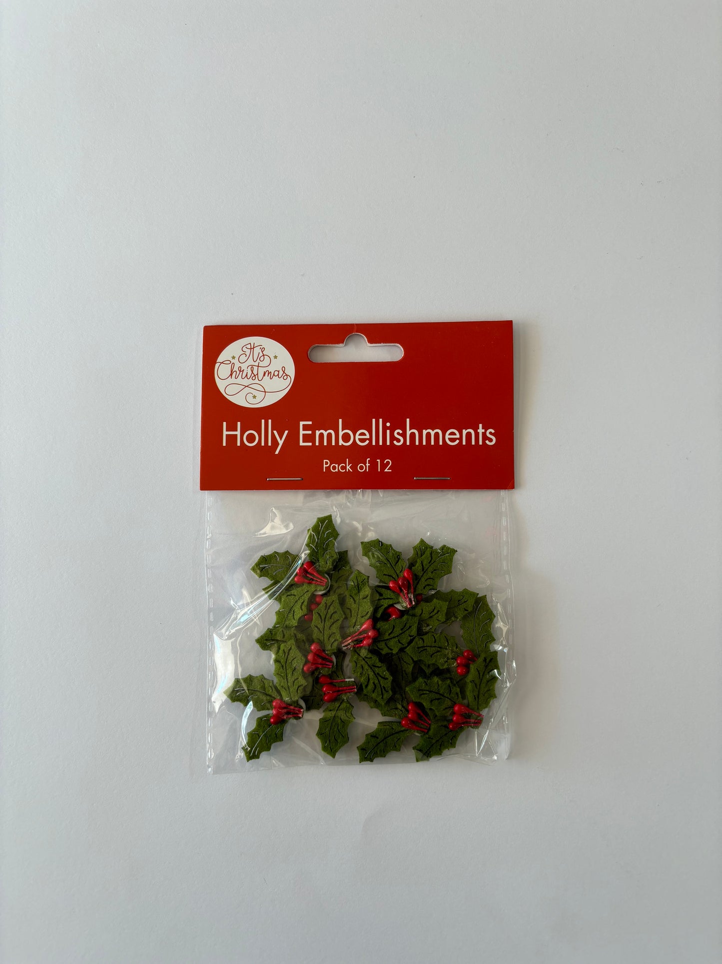 XMAS HOLLY 12PK