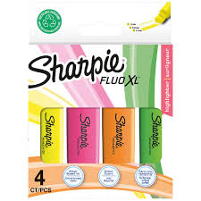 HIGHLIGHTERS PK4 SHARPIE