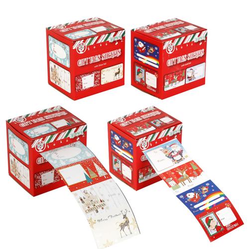 XMAS GIFT TAG STICKERS PK36
