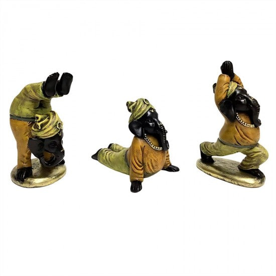 GANESHA YOGA STATUE 14.5CM