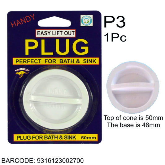 PLUG 50MM WHITE