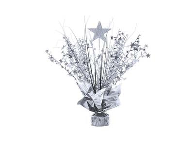 TABLE DECORATION SILVER STAR