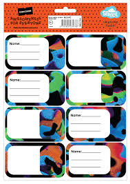 BOOK LABELS VIRTUAL CAMO