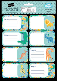 BOOK LABELS SAFARI PUZZLE