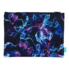 PENCIL CASE A4 TWIN ZIP HIGH VOLTAGE