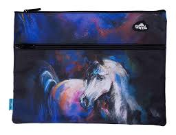 PENCIL CASE A4 TWIN ZIP MYSTIC