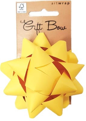 BOW MED STAR YELLOW