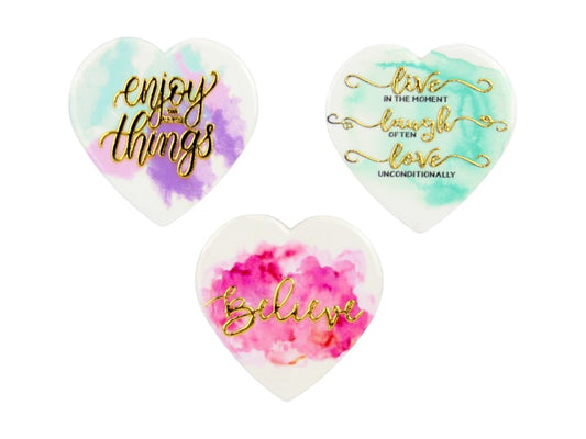 MAGNET HEART W/WORDING