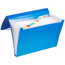 EXPANDING FILE A4 BLUE 13PKT