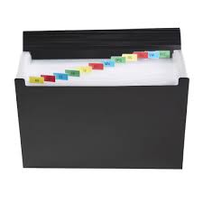 EXPANDING FILE A4 BLK 13PKT CARRY