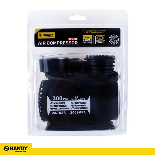 AIR COMPRESOR MINI BLACK 300PSI 12V