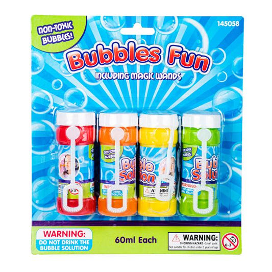 BUBBLES 60ML 4PK