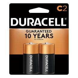 C BATTERY DURACEL 2PK