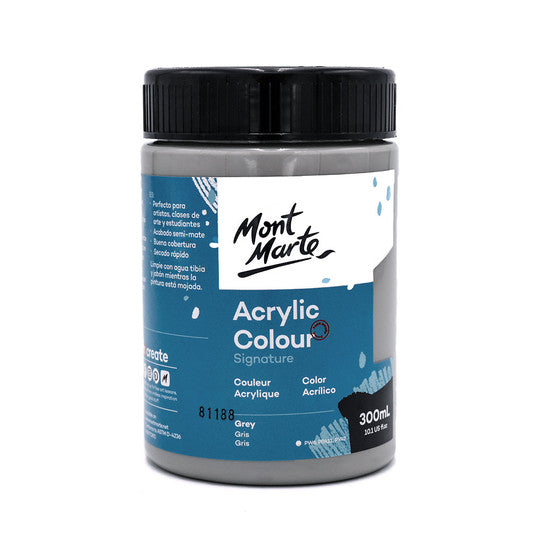 STUDIO ACRYLIC PAINT 300ML GREY