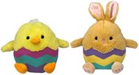 EASTER PLUSH SQUISH TOY ASST