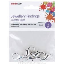 LOBSTER CLIPS 32MM 4PC SWIVEL