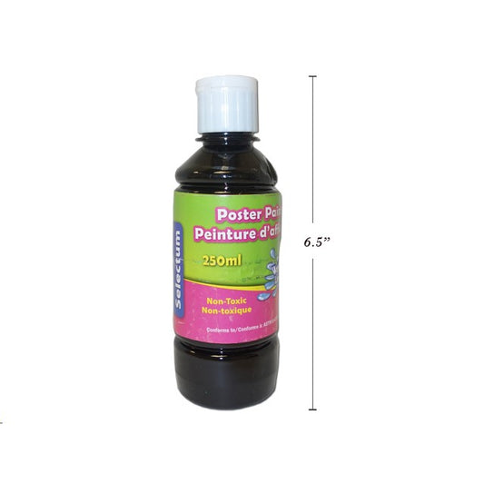 POSTER PAINT 250ML BLACK