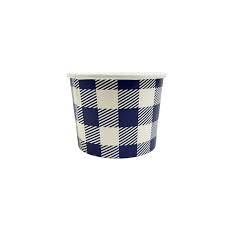 PAPER TUB BLUE GINGHAM