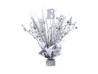 TABLE CENTREPIECE SILVER 18