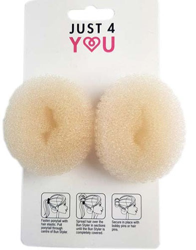BUN STYLER BLONDE 45MM 2PK