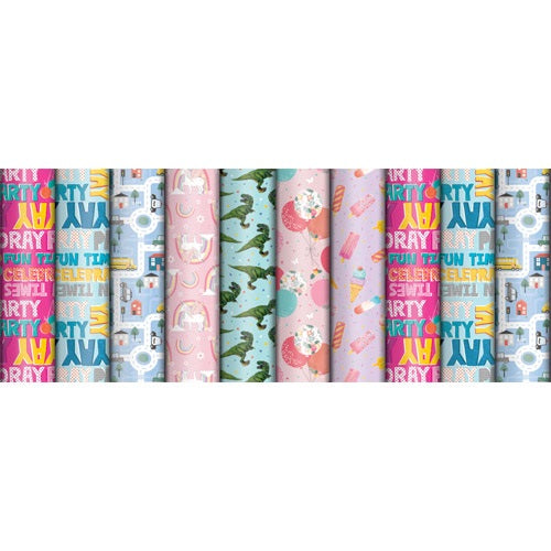 WRAPPING PAPER 3M X 70CM KIDS