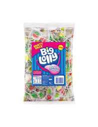 BIG LOLLY RAINBOW POPS 200PC