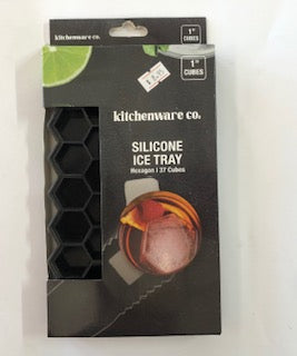 ICE TRAY SILICONE HEXAGON 37 CUBE