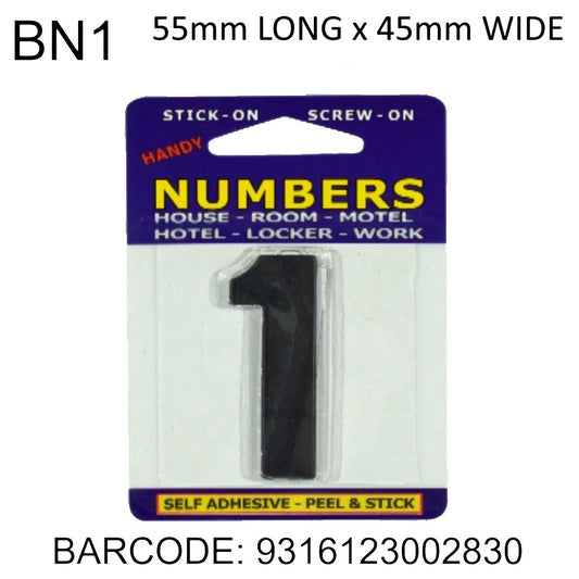 NUMBERS ADHESIVE 1