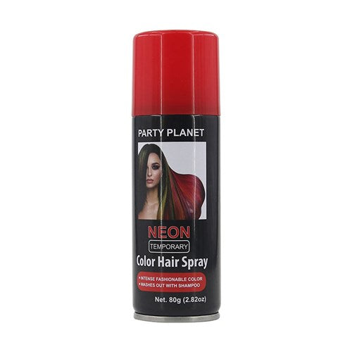 HAIR SPRAY COLOURED NEON RED