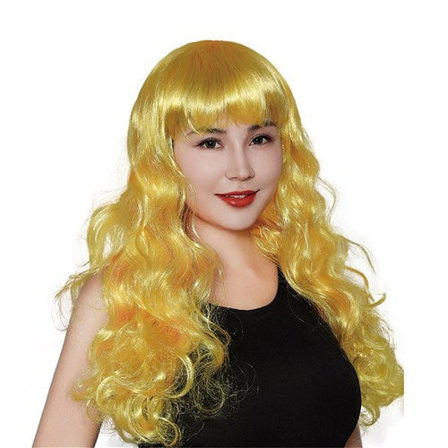 WIG LONG WAVY YELLOW