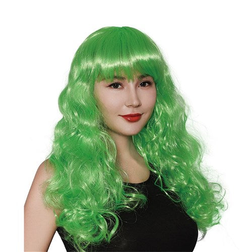 WIG LONG WAVY GREEN