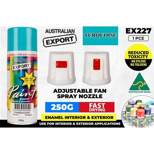 SPRAY PAINT EXPORT TURQUOISE