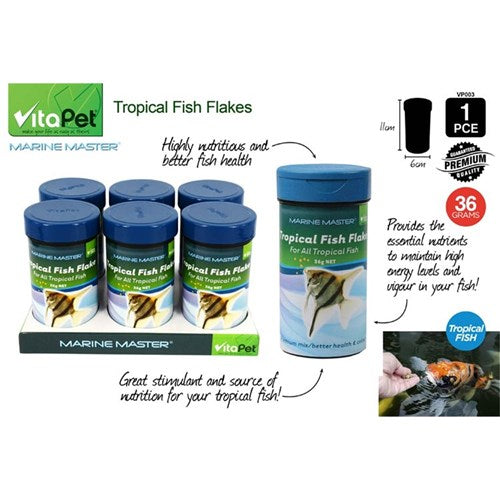 TROPICAL FISH FLAKES 36G