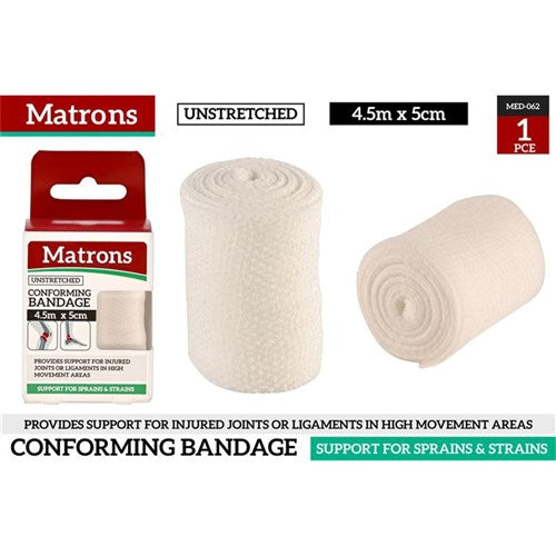 BANDAGE CONFORMING 5CM X 4.5M