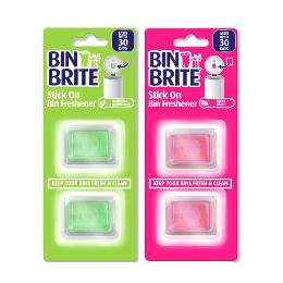 BIN BRITE STICK ON FRESHENER CITRO/LEMON