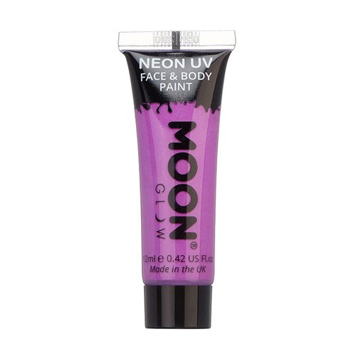 FACE & BODY PAINT NEON 12ML PURPLE