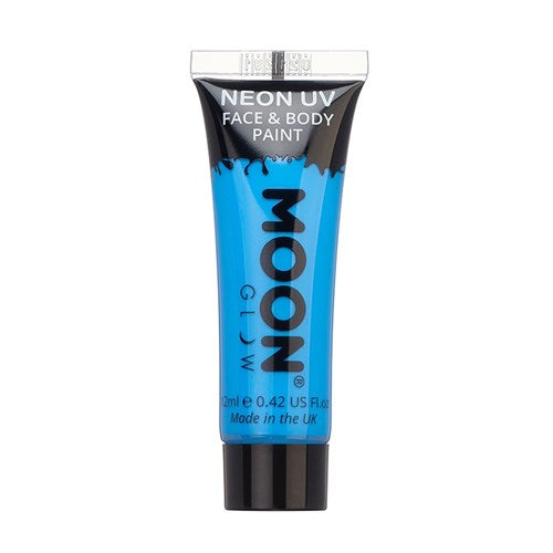 FACE & BODY PAINT NEON 12ML BLUE