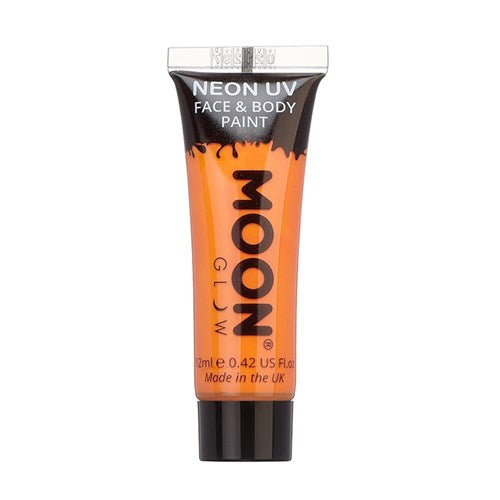 FACE & BODY PAINT NEON 12ML ORANGE