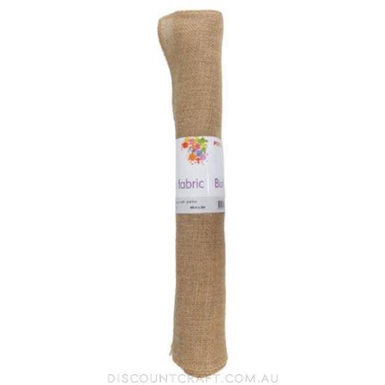 BURLAP ROLL 48CM X 3M
