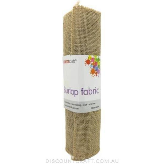 BURLAP ROLL 26CM X 3M