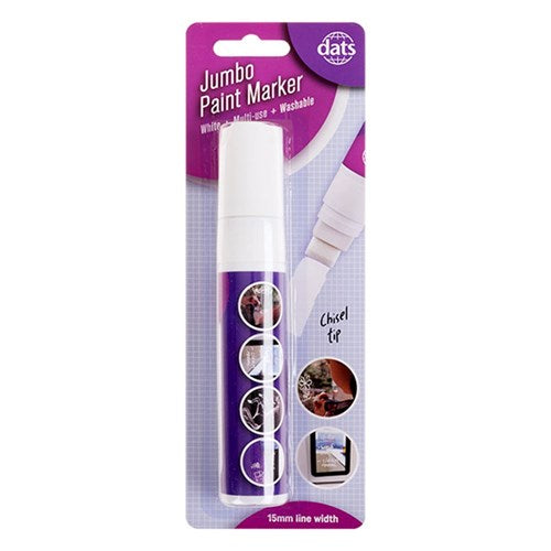 PAINT MARKER JUMBO WHITE