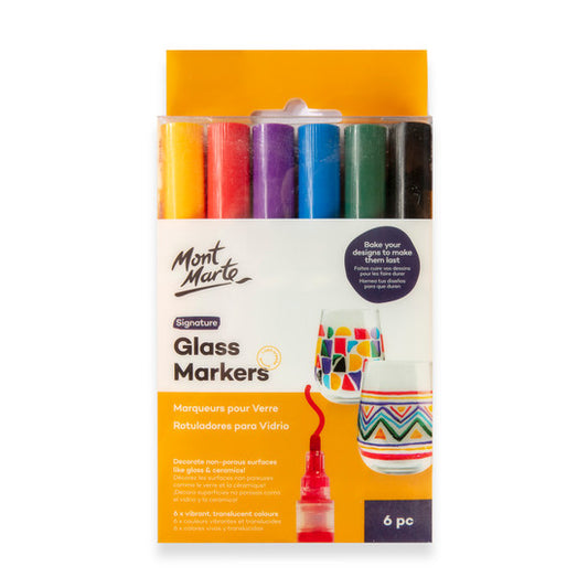 GLASS MARKERS 6PC MM