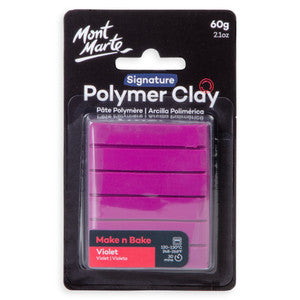 MAKE N BAKE POLYMER CLAY 60G VIOLET