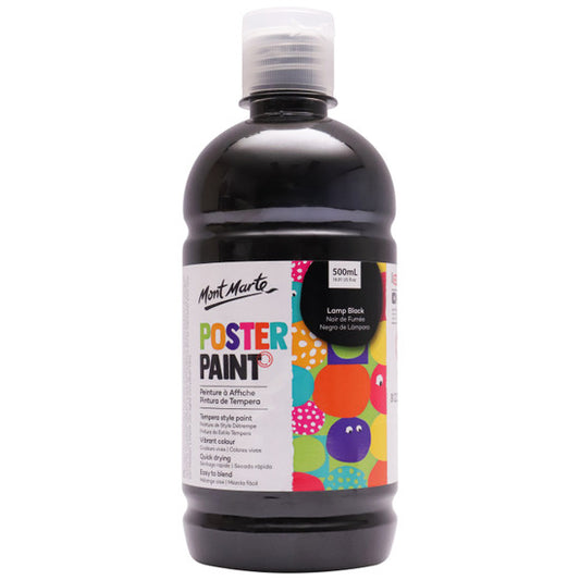 KIDS POSTER PAINT 500ML LAMP BLACK